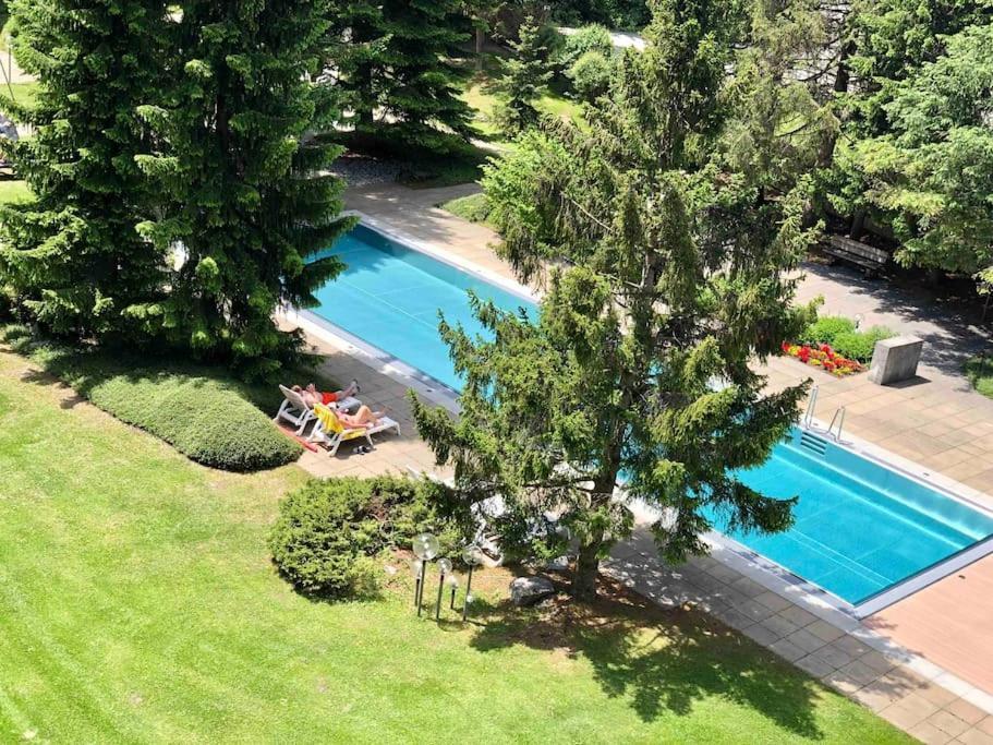 Modern Laax Apt, Swimming Pools, Wellness & Tennis ภายนอก รูปภาพ
